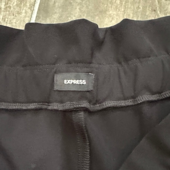 Express High Waist Black GLAM Shorts with Rhinestone Accents - Picture 2 of 11